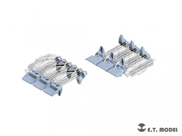 E.T. Model P35-093 WWII US ARMY M4 Sherman Extended End Connectors &quot;Duck bill&quot; type 1 1/35