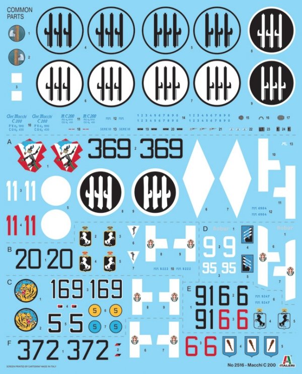 Italeri 2516 Macchi MC.200 Saetta 1/32