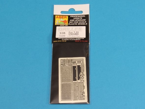 Aber 35G29 Grilles for Russian Tank T-55A also for T-55 ENIGMA (1:35)