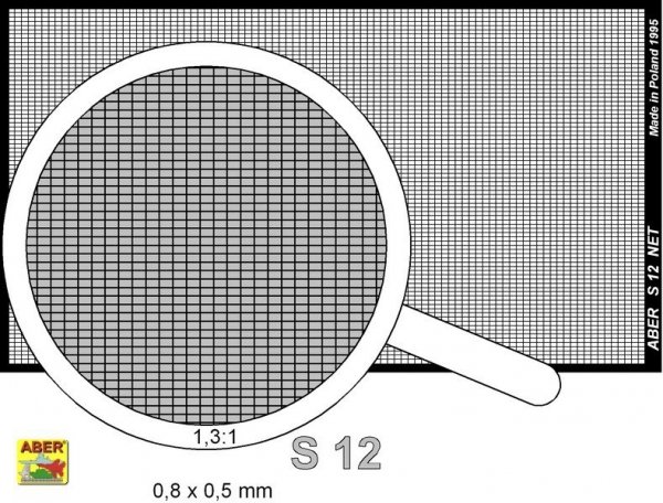 Aber S-12 Net 0,8 x 0,5 mm