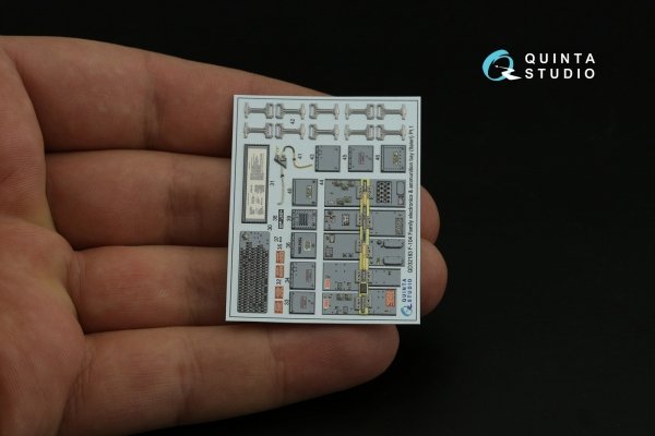 Quinta Studio QD32180 F-104S 3D-Printed coloured Interior on decal paper (Italeri) 1/32