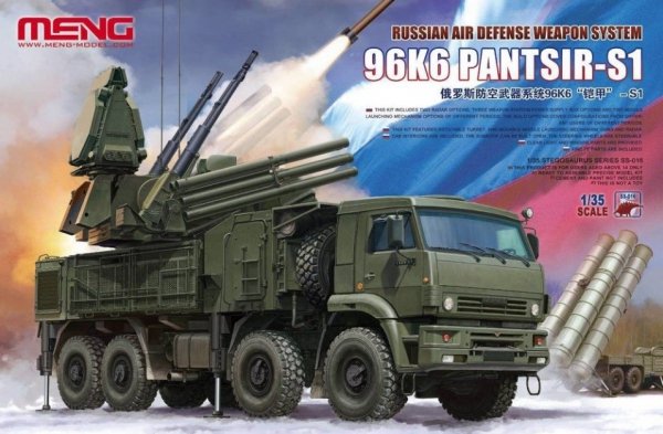 Meng Model SS-016 Russian Air Defense Weapon System 96K6 Pantsir-S1 1/35