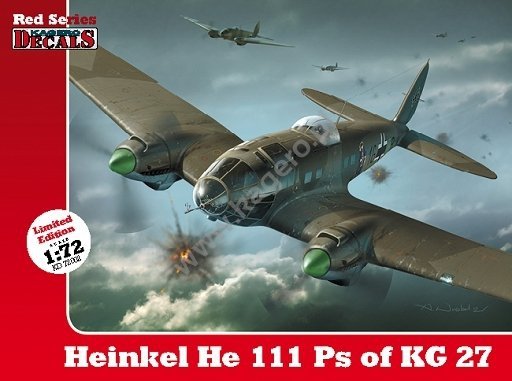 Kagero KD72002 Heinkel He 111 Ps of KG 27 1/72