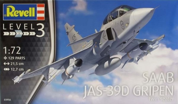 Revell 03956 SAAB JAS-39D GRIPEN 1/72