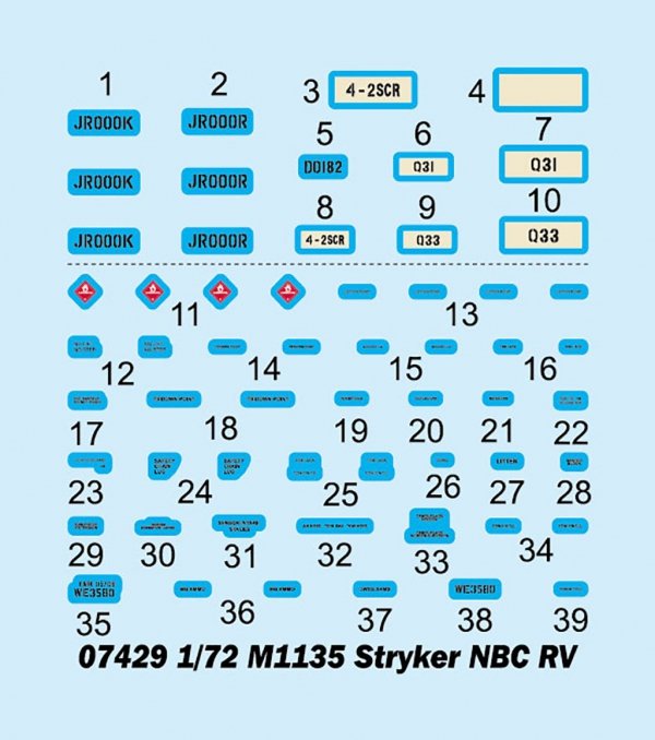 Trumpeter 07429 M1135 Stryker NBC RV 1/72