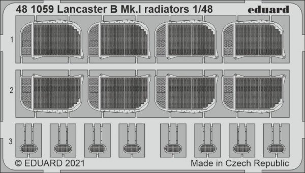 Eduard 481059 Lancaster B Mk.I radiators HK Models 1/48