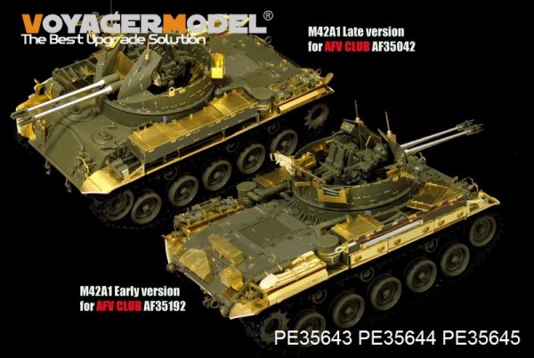 Voyager Model PE35645 Modern US M42A1 Duster fenders For AFV 35042 and 35192 1/35