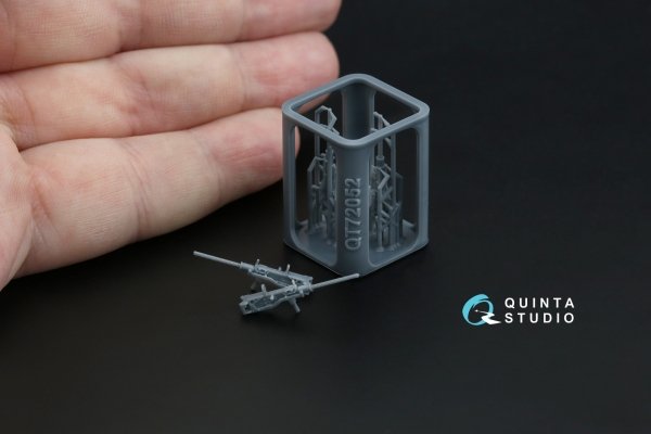 Quinta Studio QT72052 Browning .50 AN_M2 (flexible) Machine Gun, 2 pcs (for all kits) 1/72