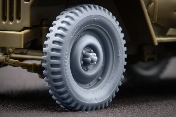 ScaleX WW 35001S U.S WiLLYSMB Sagged wheel set (Universal) 1/35