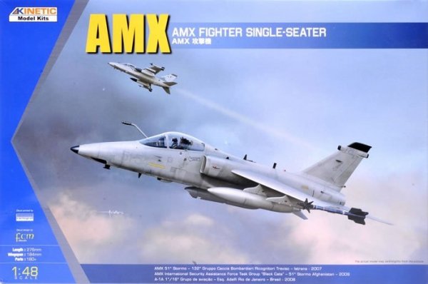 Kinetic K48026 AMX Ground Attack Aircraft 1/48
