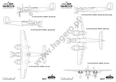 Kagero 3051 Focke-Wulf Ta 154 &quot;Moskito&quot; (EN)