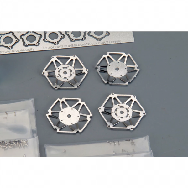 Hobby Design HD02-0448 Ducati Superleggera V4 Detail-up Set ( for Tamiya 14140 ) 1/12