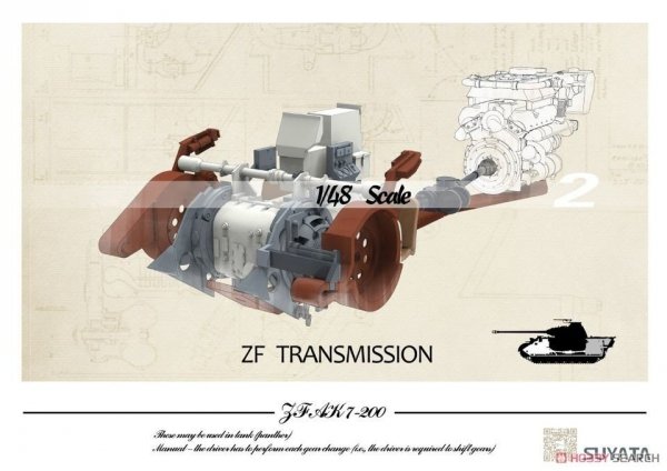 Suyata NO-001 Panther A w/ Zimmerit &amp; Full Interior + 16t Strabokran w/ Maintenance 1/48