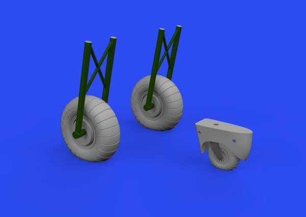 Eduard 648608 Do 17Z wheels for EDUARD/ICM 1/48