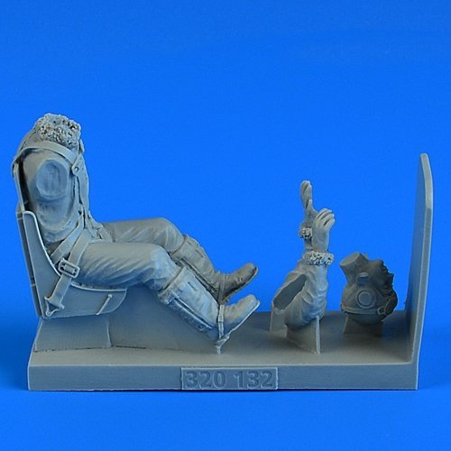 Aerobonus 320132 USAAF WWII Pilot with ej. seat for P-51D Mustang for Hasegawa/Trumpeter 1/32