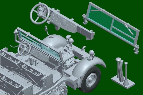 Trumpeter 07403 German Sd.Kfz. 8 schwerer Zugkraftwagen 12t 1/72