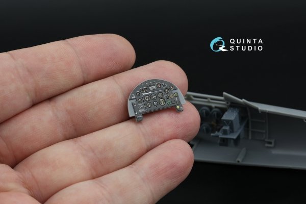 Quinta Studio QDS-48574 Fairey Battle Mk.I 3D-Printed &amp; coloured Interior on decal paper (Trumpeter) (small version) 1/48