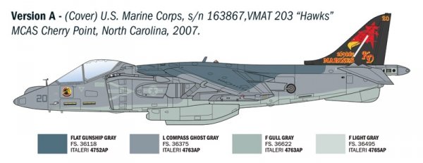 Italeri 90193 AV-8B Harrier II 1/72