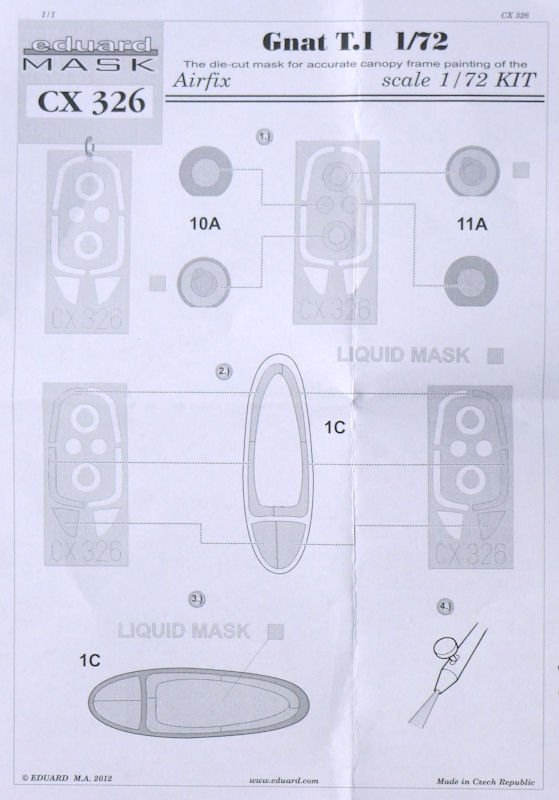 Eduard CX326 Gnat T.1 1/72 AIRFIX