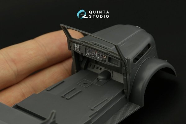 Quinta Studio QD35069 Steyr 1500A 3D-Printed &amp; coloured Interior on decal paper (Tamiya) 1/35