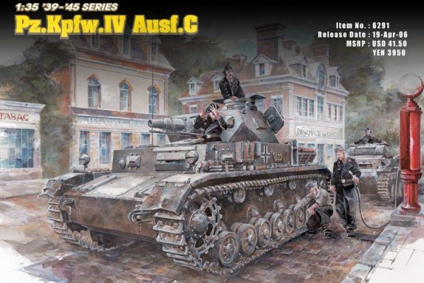 Dragon 6291 Pz.Kpfw. IV Ausf. C (1:35)