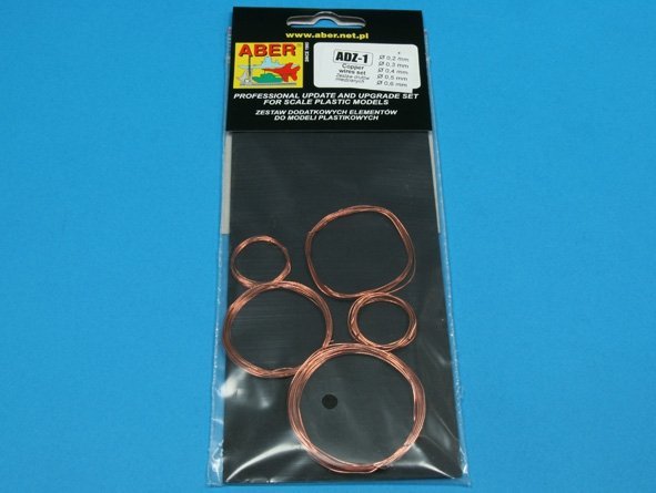 Aber ADZ-01 Wires set (diameter 0,2; 0,3; 0,4; 0,5; 0,6 mm, length 1m each)