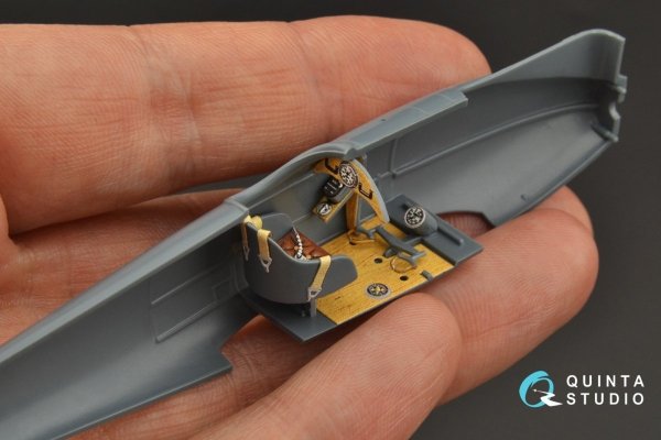 Quinta Studio QD48235 Pfalz D.IIIa 3D-Printed &amp; coloured Interior on decal paper (Eduard) 1/48