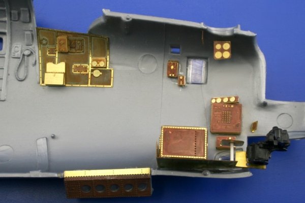 Eduard 49440 B-24J front interior 1/48 Revell