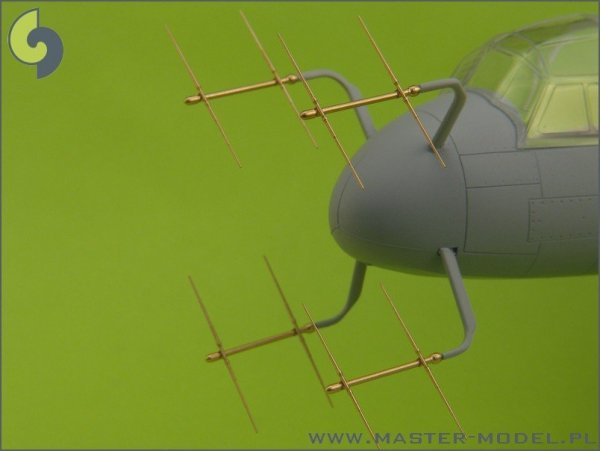 Master AM-48-027 German radar FuG 220 Lichtenstein SN-2 (used on nightfighters Bf 110, Ju 88) (1:48)