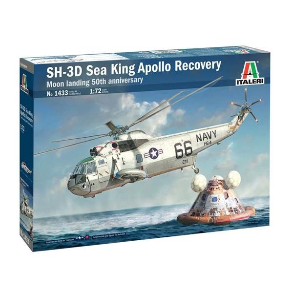 Italeri 1433 SH-3D Sea King Moon Landing 50th Anniv. 1/72