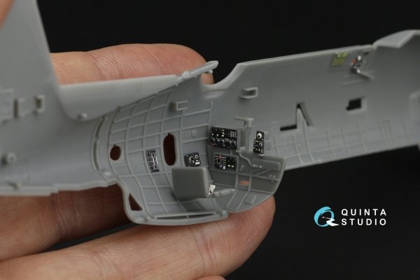 Quinta Studio QD72241 TBM-3 Avenger 3D-Printed &amp; coloured Interior on decal paper ( HobbyBoss ) 1/72