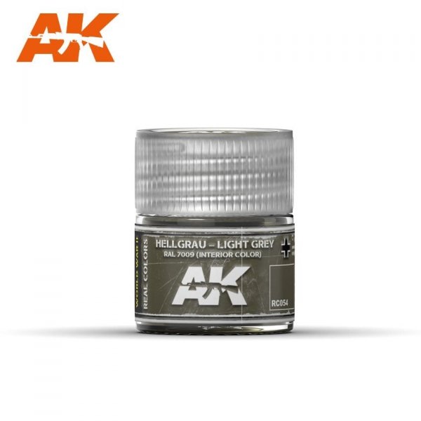 AK Interactive RC054 HELLGRAU – LIGHT GREY RAL 7009 (INTERIOR COLOR) 10ml