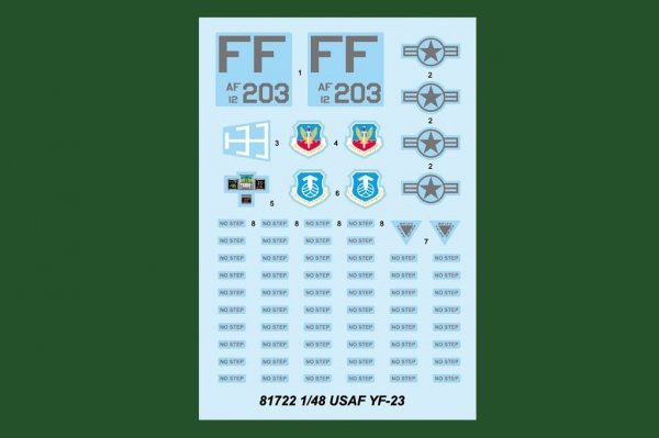 Hobby Boss 81722 USAF YF-23 (1:48)