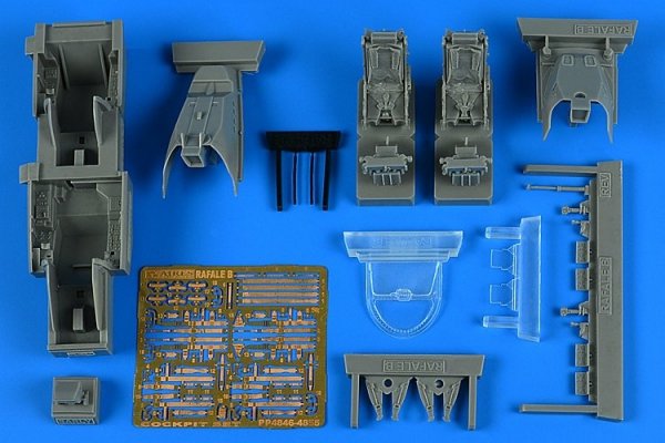 Aires 4846 Rafale B - early cockpit set 1/48 REVELL