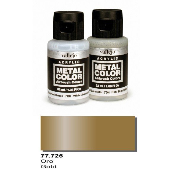 Vallejo 77725 Metal Color- Gold 32ml