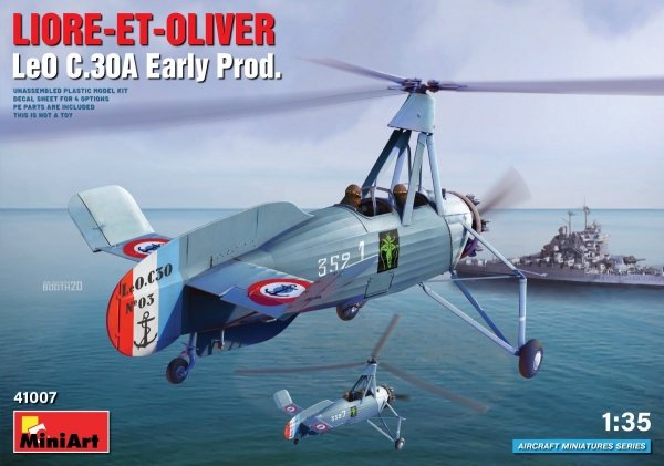 MiniArt 41007 LIORE-ET-OLIVER LeO C.30A Early Prod 1/35