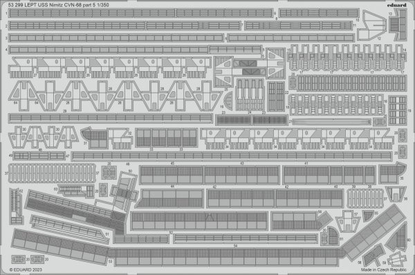 Eduard BIG5370 USS Nimitz CVN-68 PART II TRUMPETER 1/350