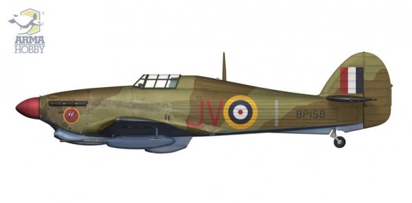 Arma Hobby 70062 Hurricane Mk II D 1/72