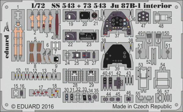 Eduard 73543 Ju 87B-1 1/72 AIRFIX