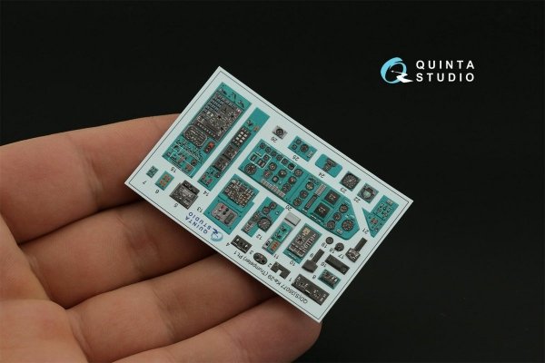 Quinta Studio QDS-35077 Ka-29 3D-Printed &amp; coloured Interior on decal paper (Trumpeter) (Small version) 1/35