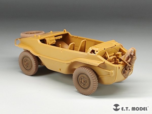 E.T. Model P35-135 WWII German Schwimmwagen Type166 Sagged wheels Narrow For TAMIYA Kit 1/35