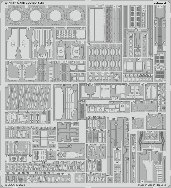 Eduard 481097 A-10C exterior HOBBY BOSS 1/48