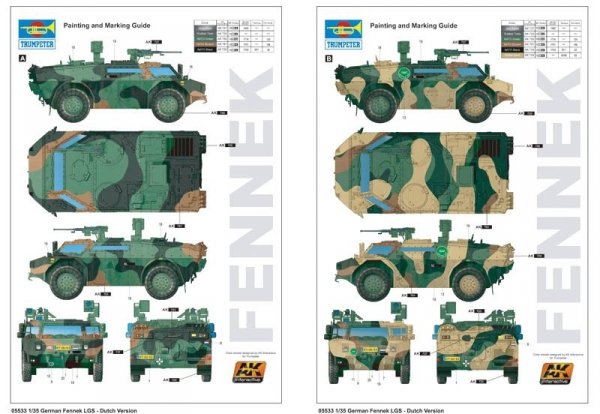 Trumpeter 05533 German Fennek LGS Dutch Version (1:35)