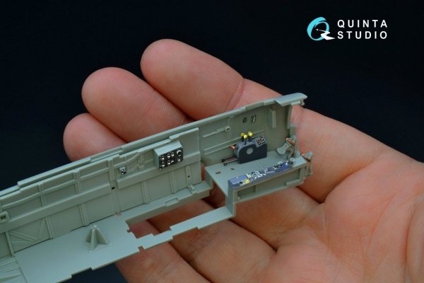 Quinta Studio QD48192 Bf 110C/D 3D-Printed &amp; coloured Interior on decal paper (for Cyber-hobby kit) 1/48