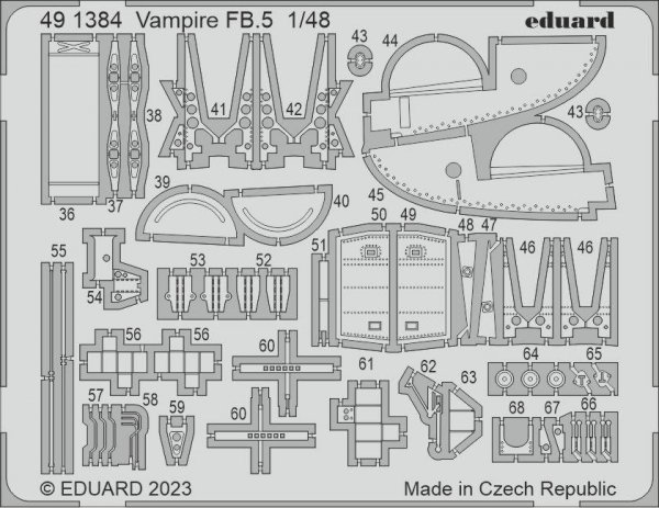Eduard 491384 Vampire FB.5 Airfix 1/48