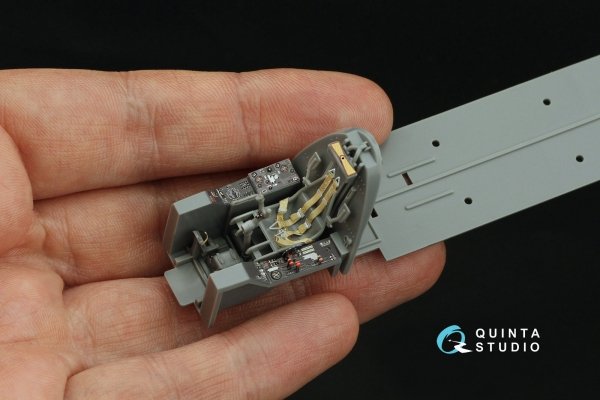 Quinta Studio QD48515 Do 335A-12 Trainer 3D-Printed &amp; coloured Interior on decal paper (Tamiya) 1/48