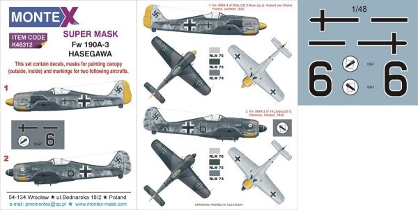 Montex K48312 Fw 190A-3 1/48