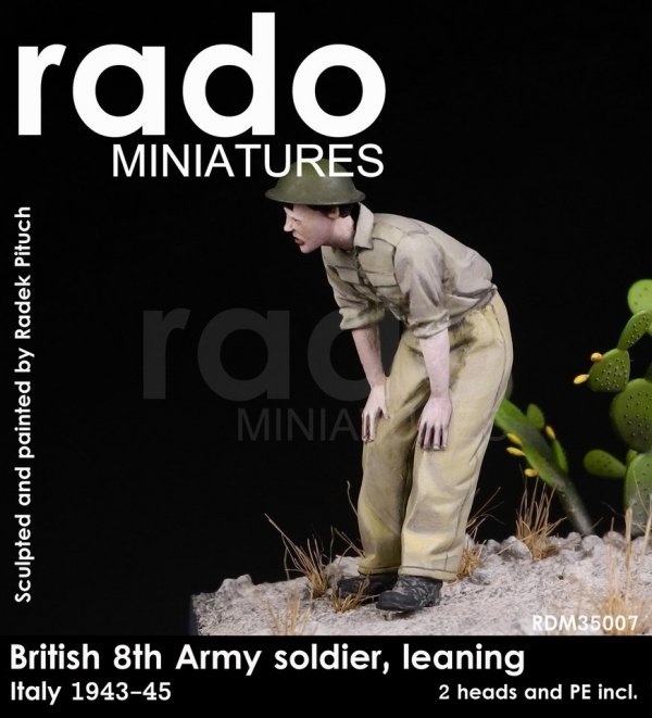 RADO Miniatures RDM35007 British 8. Army Italy 1943-45 PE &amp; extra parts included (1:35)