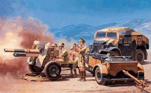 Italeri 7027 Morris Quad Tractor (1:72)