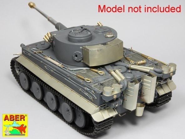 Aber 16140 Tiger I,E Tunezyjski z 501 Abt.- Turret pod / Zasobnik wieżowy 1/16